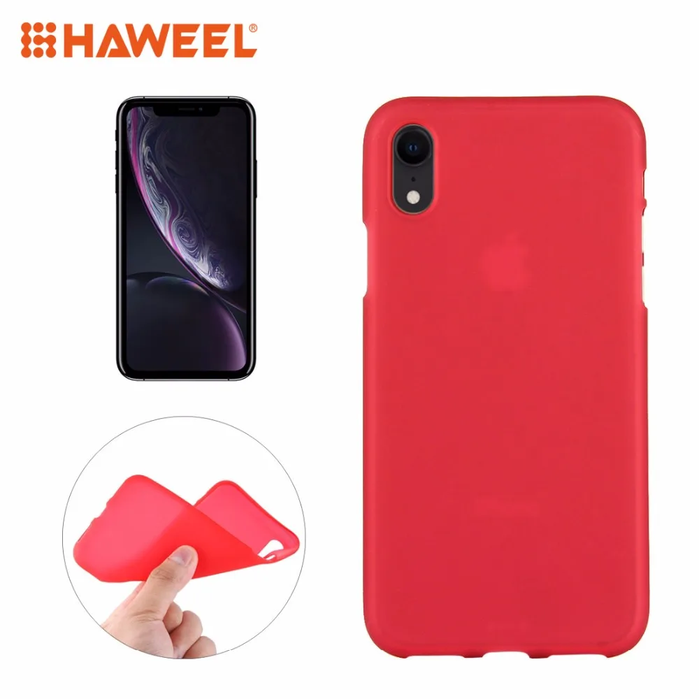 

HAWEEL Solid Color Frosted Soft TPU Case For iPhone XR / XS Max / XS / X