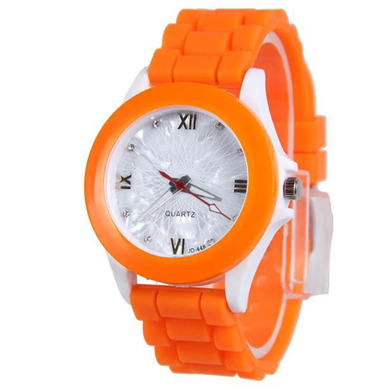Women's watches casual watches Silicone Rubber Jelly Gel Quartz Casual Sports Wrist Watch clock Relogio feminino M03 (11)