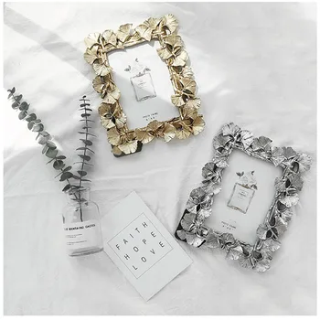 

4in/ 6in Ginkgo biloba photo frame set retro resin photo frame