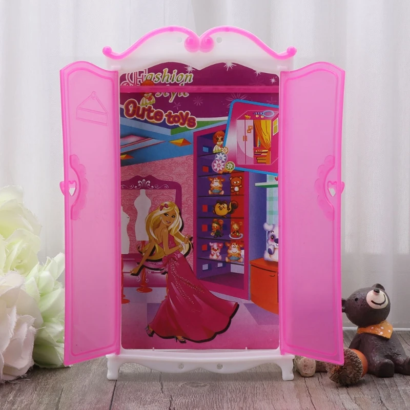 

1 Pc Princess Furniture Wardrobe Dolls Toys Doll Closet Toy Accessories Doll House Accessories New Arrival