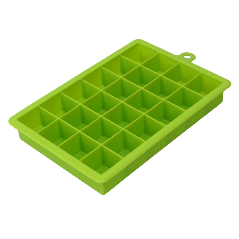 24 Grid Silicone Ice Trays Big Ice Cube Mold Square Cubes Easy Release Silicone Ice Maker Home Bar Party Kitchen Accessories (12)