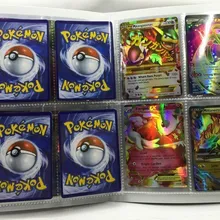 56-240 шт цельные карты Альбом комиксов игра Карта Коллекционная книга общего назначения Коллекционная карта мультфильм держатель для карт для Cartas покемон