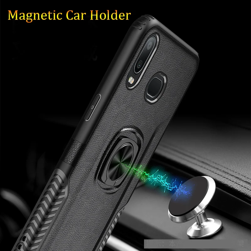 For Samsung A6S Armor Case for Galaxy A60 A80 A70 A50 A40 A30 A20 A10 M10 M20 M30 M40 J7 NEO Rugged Hybrid Car Holder Back Case