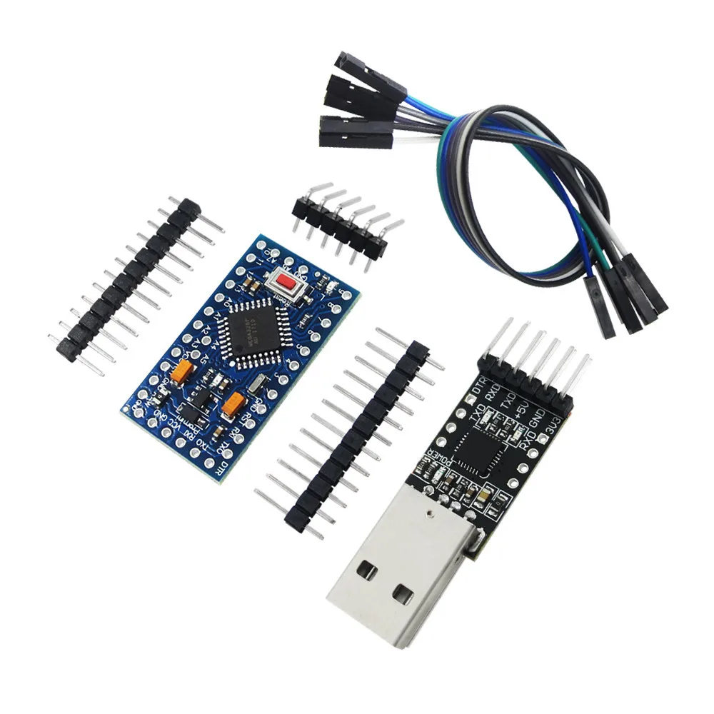 10 шт = 5PCSCP2102 модуль + 5 шт Pro Mini Модуль Atmega328 5 V 16 M совместимый с Nano