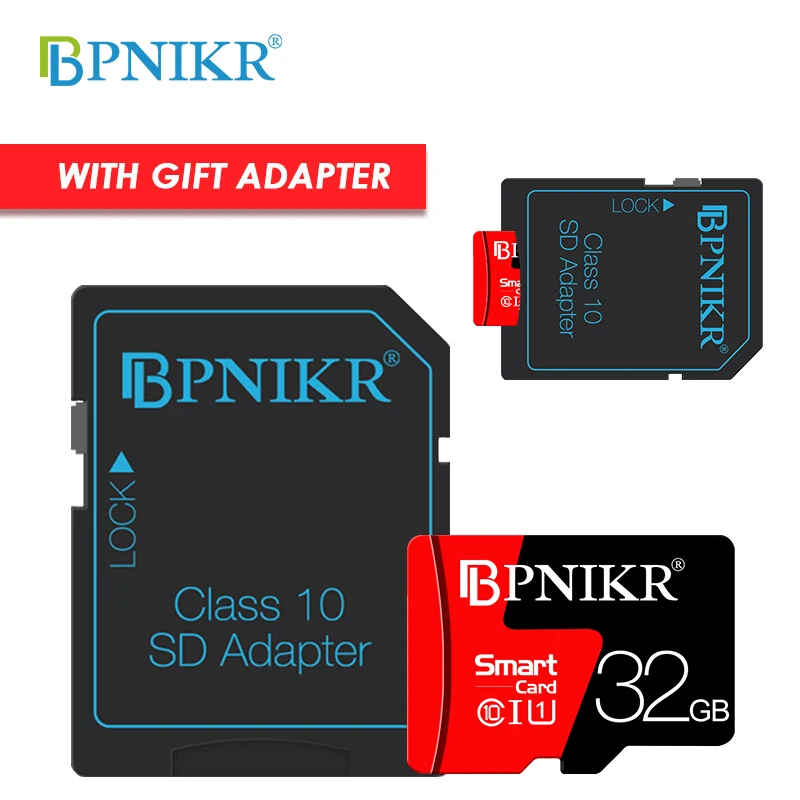 Карта памяти класса 10 8 ГБ 16 ГБ 32 ГБ карта micro sd 64 Гб 128 ГБ tarjeta microsd 32 Гб мини карта памяти TF 4 Гб флэш-накопитель с бесплатным адаптером