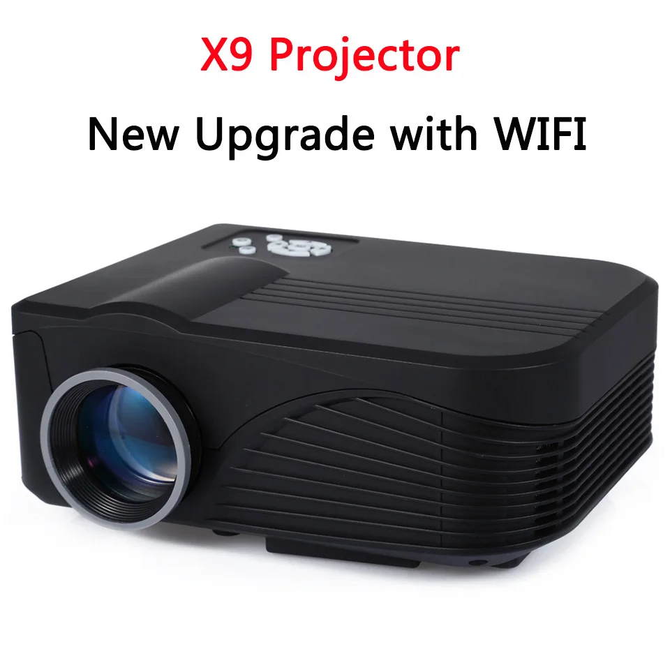New Upgrade x9 wifi LCD Handheld 3D home cinema projector Native 800x480 Support 1080 Free ship Home theater system New Upgrade x9 wifi LCD Handheld 3D home cinema projector Native 800x480 Support 1080 Free ship Home theater system