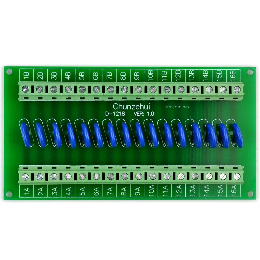 

16 Channels Individual 60V SIOV Varistor Board, Surge Suppressor Protection SPD.