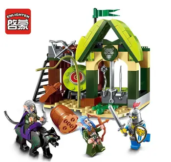 

Enlighten Models Building toy Compatible with E2301 112pcs Knights Blocks Toys Hobbies For Boys Girls Model Building Kits