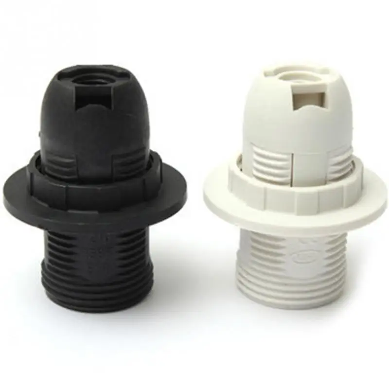 

Practical E14 Light Bulb Lamp Holder Pendant Socket Lampshade Ring 2 Color