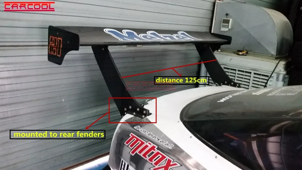 180SX Type B Wide Distance Of Foot GT Spoiler (Fitting on the trunk) CF carbon fiber | Автомобили и мотоциклы