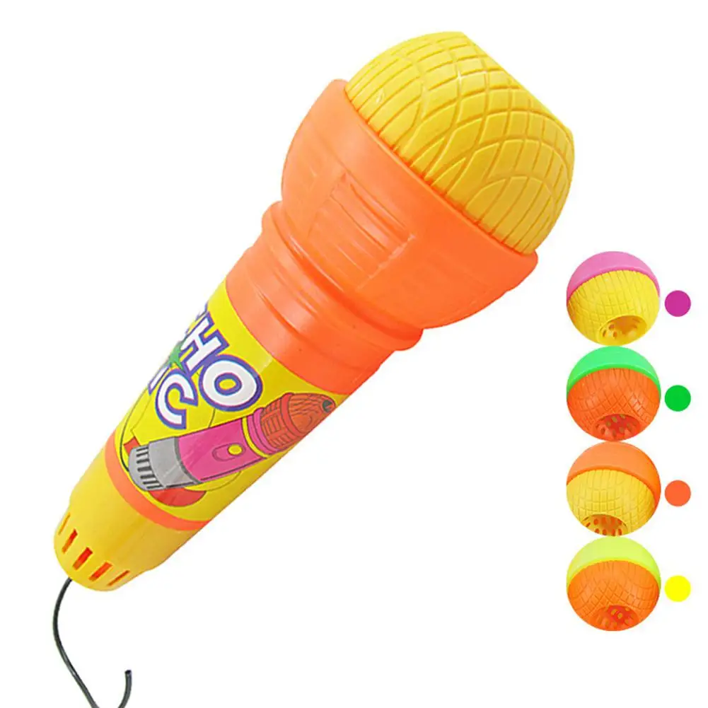 Пластиковый волшебный микрофон Новинка эхо микрофон ролевые игры игрушка подарок для детей случайный цвет
