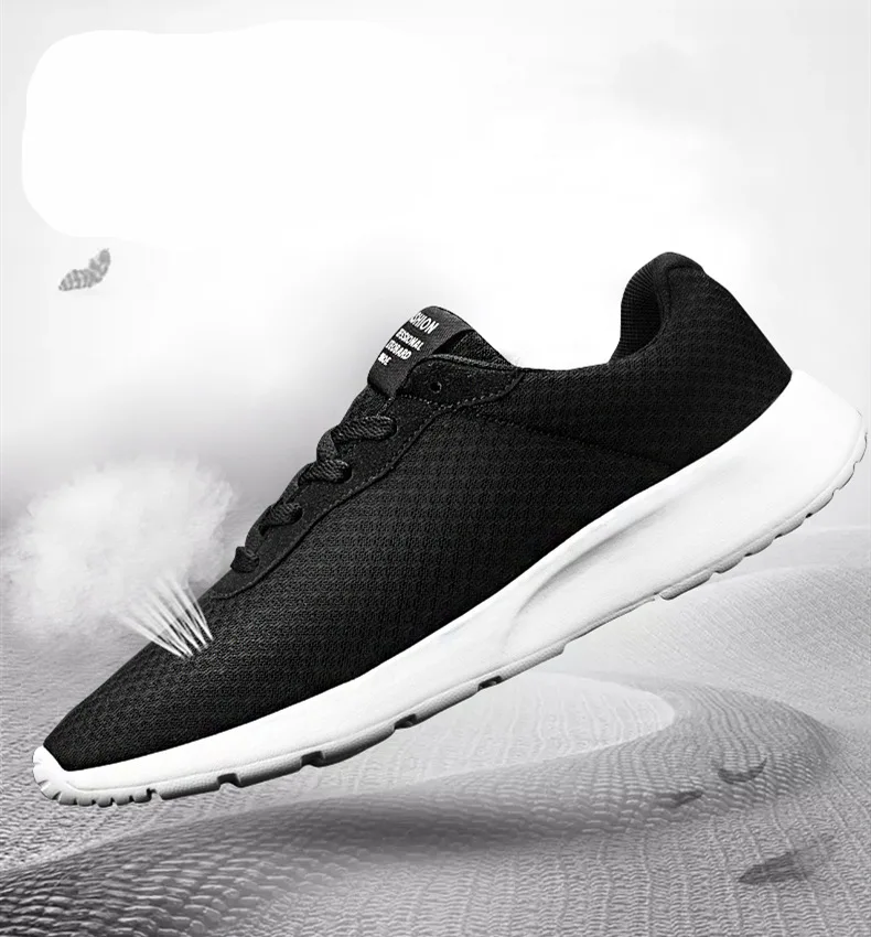 SERENE Brand 2019 Spring New Fashion Men Casual Shoes Men Sneakers Male Mesh Flats Loafers Slip On Big Size Breathable Man Shoes (3)