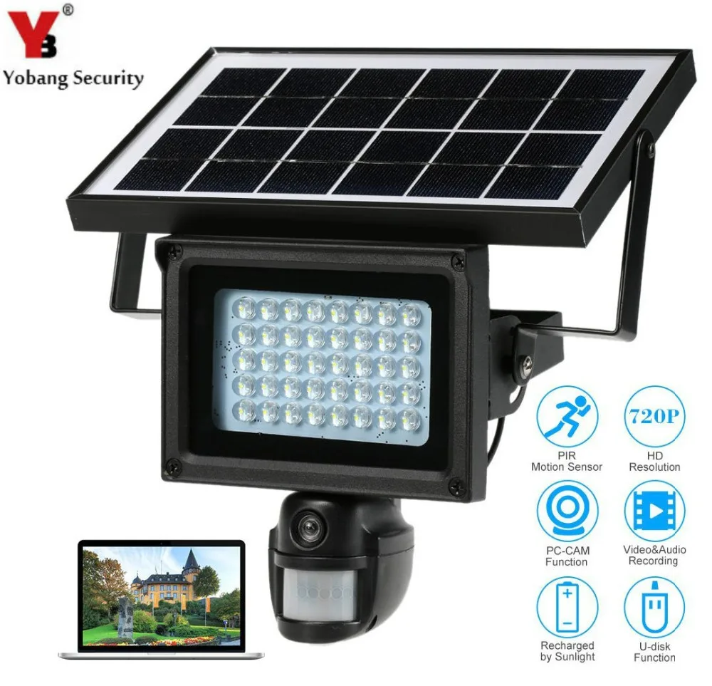 Yobang Security Solar Power Waterproof Outdoor Security ...