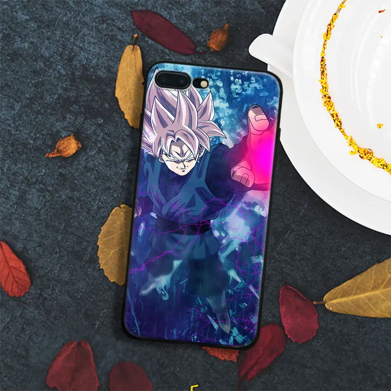 

Black goku dragon ball super DBS Tpu Soft Silicone Phone Case Cover Shell For Apple IPhone 5 5s SE 6 6s 7 8 Plus X 10