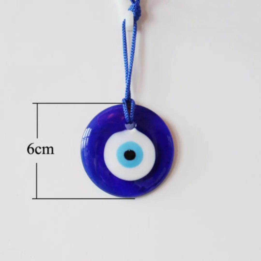 JX-LCLYL Turkish Blue Glass Evil Eye Lucky Wall Office Car Amulet Decoration Protection
