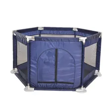 Поднятый Чистая Пряжа шестигранный мяч бассейн с игровой корзиной забор Playyard дети игрушки Палатки Крытый открытый детский манеж детская палатка для детей