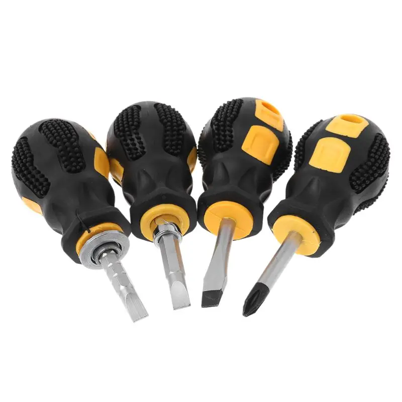 

Stubby Screwdriver Short Mini Screw Driver Installation DIY Repair Tools 649E