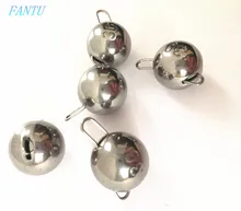 Fantu alta pureza 97% wolfram cheburashka pescaria sinkers 5pcs tungstênio peso cheburashka cor lisa