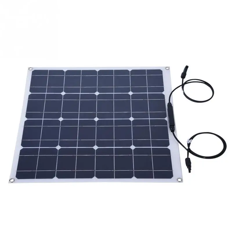 Multi Functional Solar Panel 50w Portable Flexible High Efficiency Multi Functional Solar Panel 50w Portable Flexible High Efficiency 12v Outdoor For Home Boat Yacht Rv