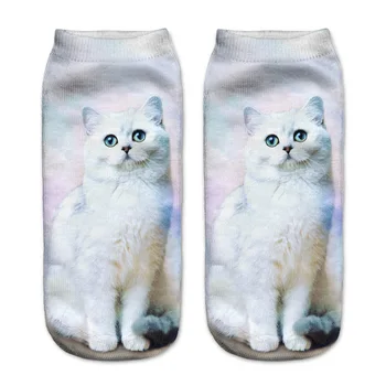 

Hot-selling kittens print women's socks