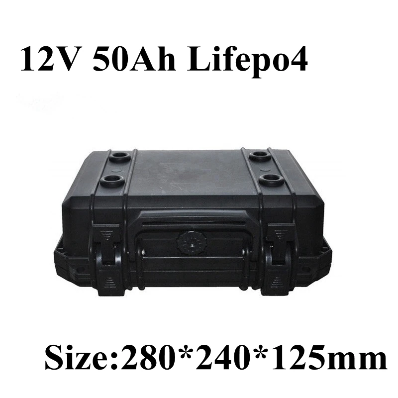 

Waterproof 12v 90Ah 80Ah 60Ah lifepo4 battery pack lfp lifepo PP case High capacity for ups backup dc power lights + 5A charger