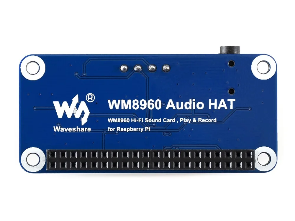 WM8960 Hi Fi звуковая шляпа карта для Raspberry Pi Stereo CODEC поддерживает стерео