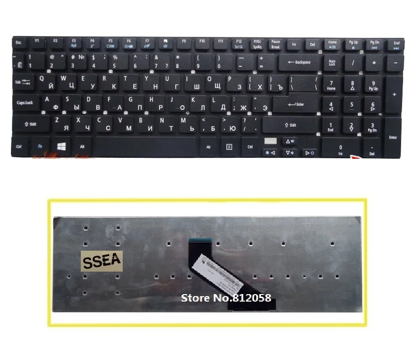 SSEA Лидер продаж Новая клавиатура для ноутбука Acer Aspire E5-521 E5-521G E5-571 E5-511 E5-511G E5-571G E1-511P