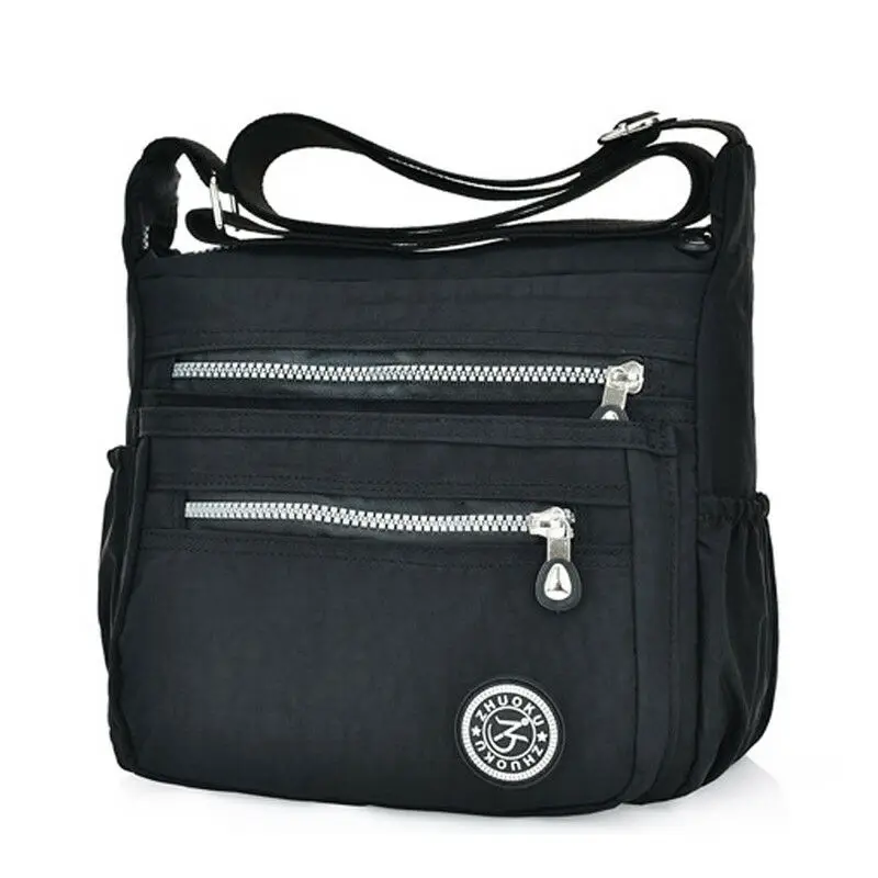 Новая женская сумка, дамская Сумка Хобо на плечо, сумка-тоут, сумка через плечо, сумочка, многофункциональные Многослойные сумки - Цвет: B