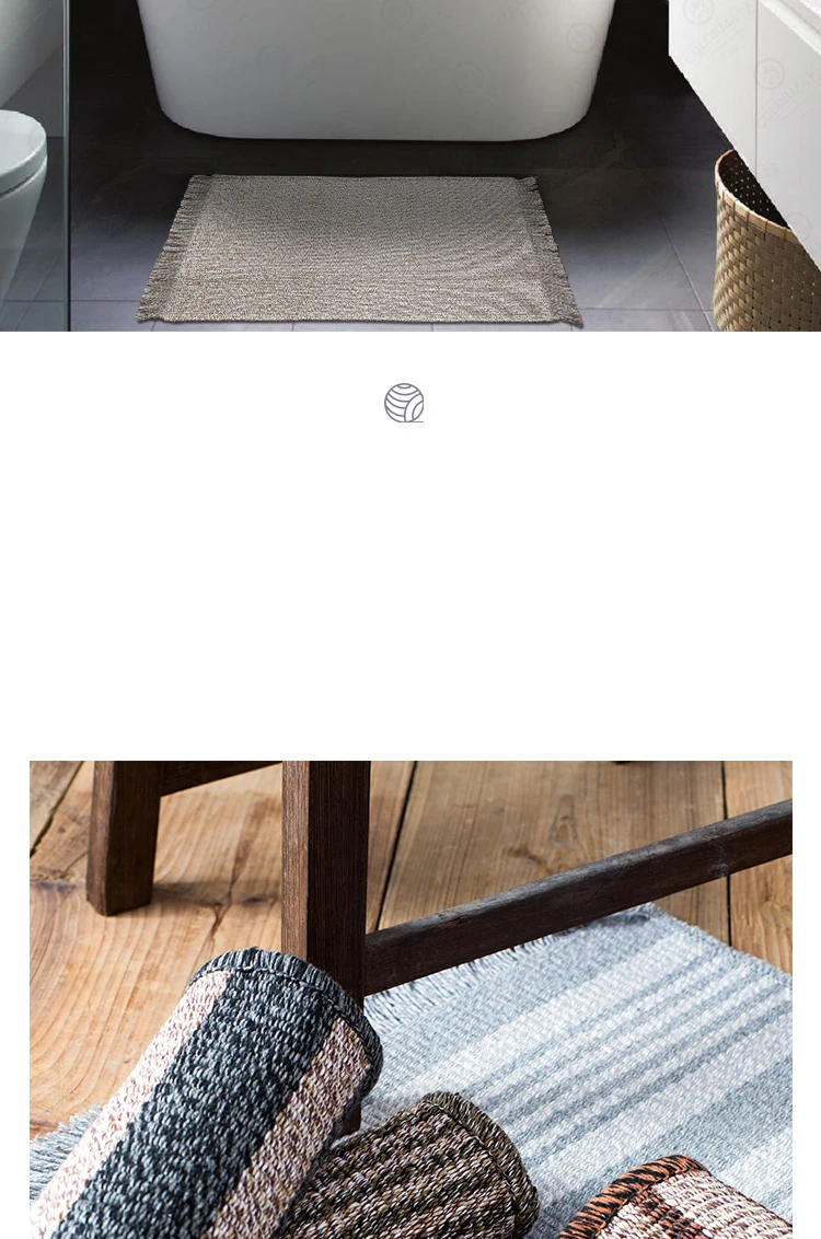 Collalily kilim 100% хлопок ручной работы Ковры Геометрическая Богемия индийский Yoga Ковры в клетку и полоску современный дизайн nodic стиль