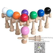 200 шт 12 см Забавный японский Буковый игровой шар Kendama красочный ПУ краска профессиональный подарок мини