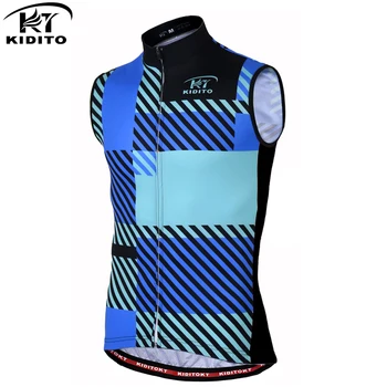 

KIDITOKT Quick-Dry Sleeveless Cycling Jersey Summer Racing Road Bike Clothing Pro Mountain Bicycle Cycling Wear For Mans