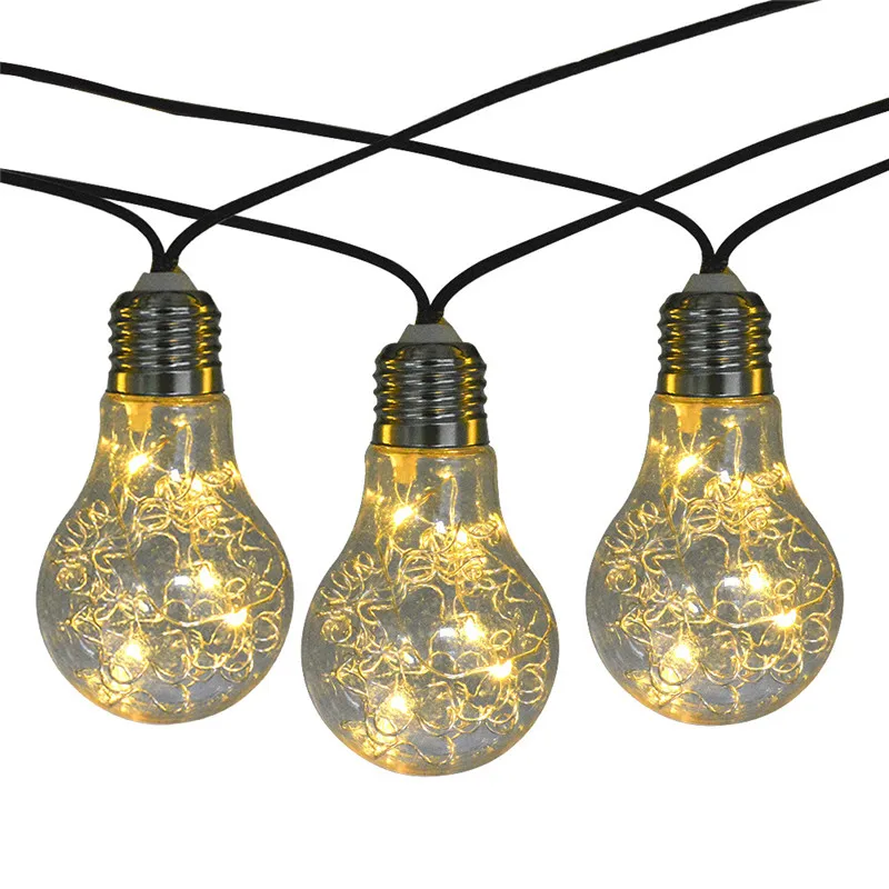 

Outdoor 50 LEDs 3.2M Solar Lamp LED Festoon globe ball String Fairy Lights Solar light Garlands for Garden party Christmas Decor