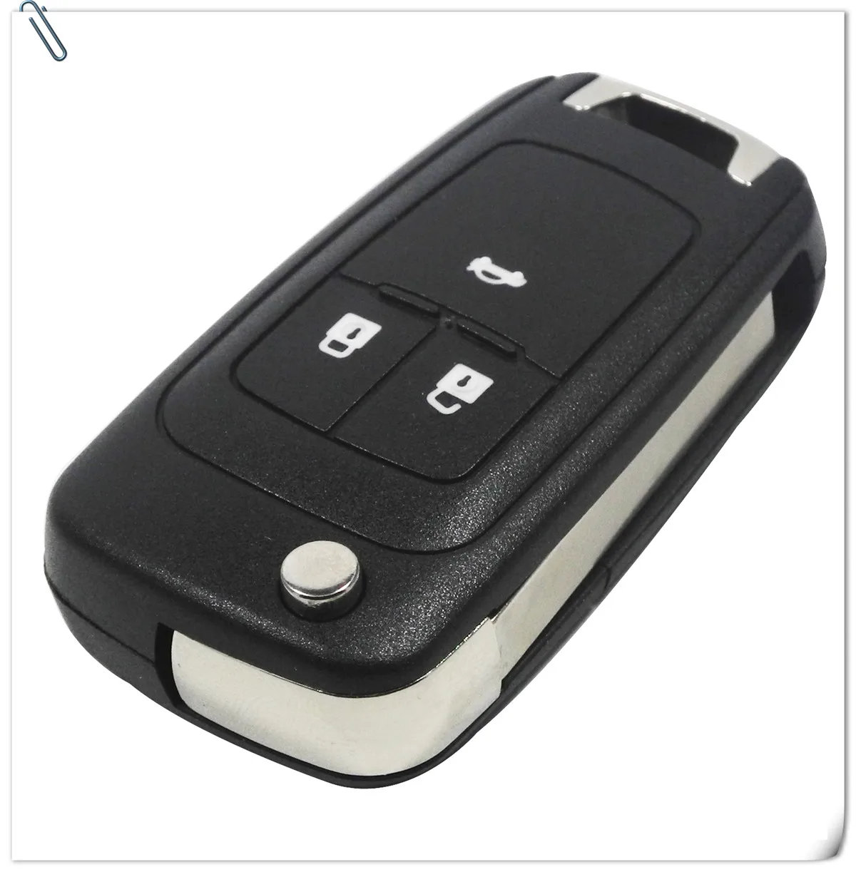 Keyforkess 10 pz/lotto 2/3/4 Bottoni di Controllo A Distanza di Vibrazione Fob Chiave Pieghevole Per Chevrolet Lova Sail Aveo Cruze 315/433Mhz PCF7937E -