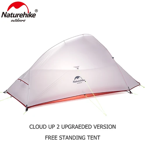 

Upgrade Cloud Up2 Tent Naturehike Outdoor 2 Person 20D Silicone Ultralight Camping Tent With Free Mat Hiking Tourist Tent