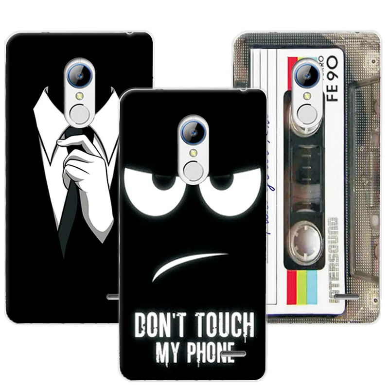 

Coque For BQ-5022 Bond 5.0" Dark Mens Style Painted Phone Case Soft Silicone For BQS 5022 Case Cover Funda+Free Gift Pen