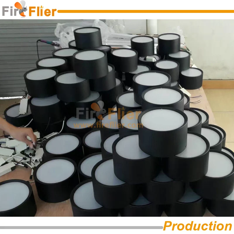 mounted led downlight production black