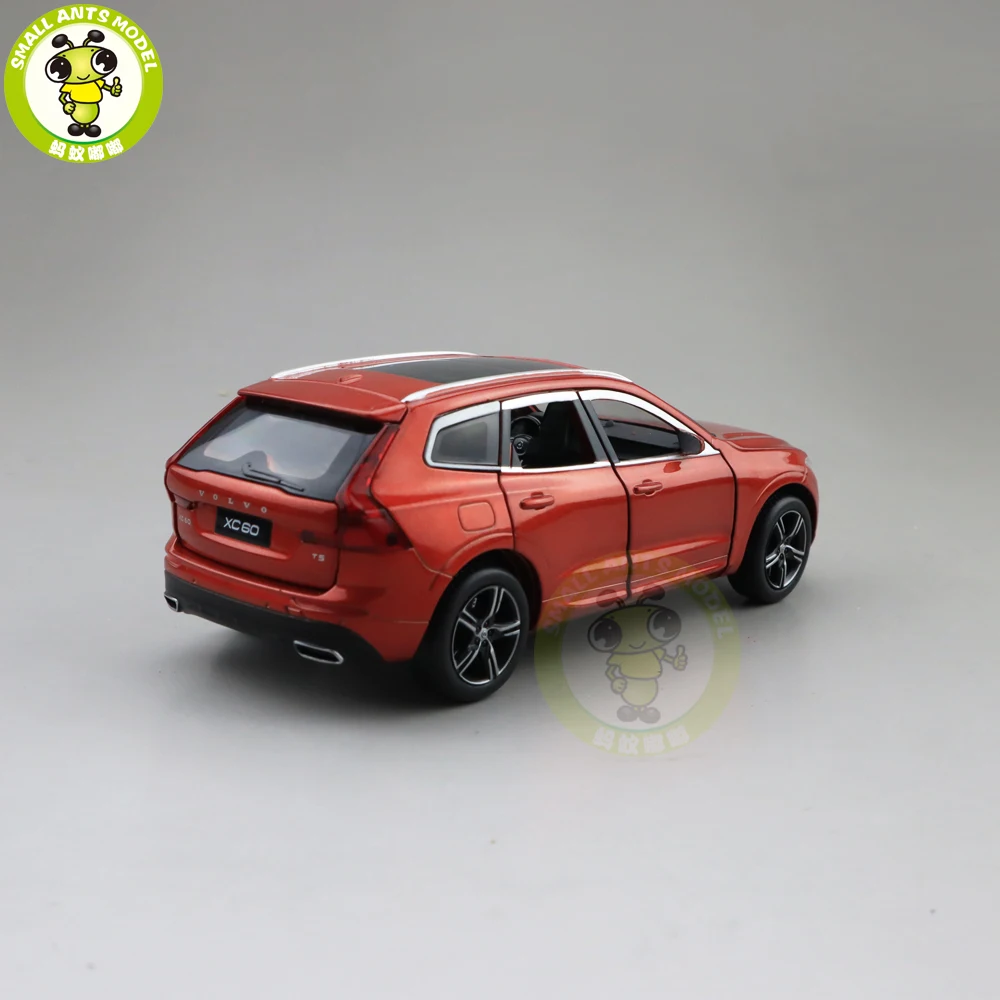 1/32 JACKIEKIM все новые Volvo XC60 литая модель автомобиля игрушка джип для детей Подарки для мальчиков девочек звуковое освещение Вытяните назад