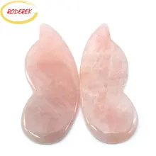 Jade Guasha Board Rose Quartz Gua Sha Tool Crystal Scraping Plate For Body Massage Stone Health Products