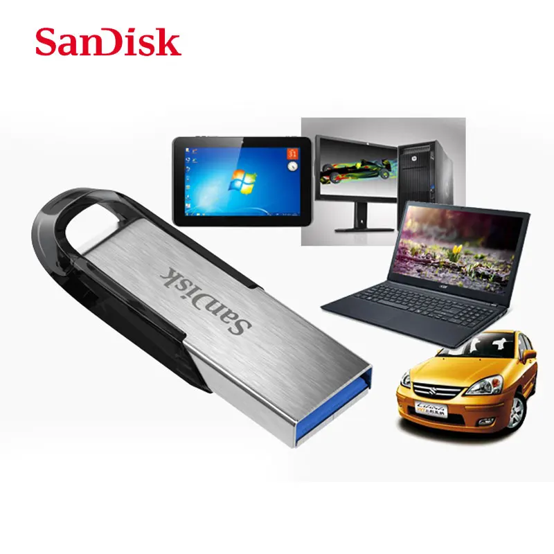 SanDisk CZ73 USB флэш-накопитель 128 Гб 64 ГБ 32 ГБ USB 3,0 Металлический флеш-накопитель 16 Гб карта памяти устройство для хранения U диск