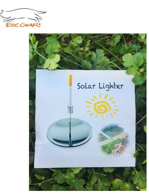 EDCGEAR Солнечный огонь стартер прикуриватель барбекю зажигалка водонепроницаемый