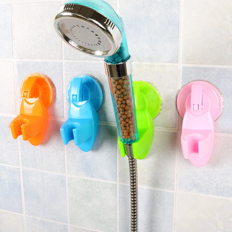 1PC Strong Attachable Shower Head Holder Shower Powerful Suction Type