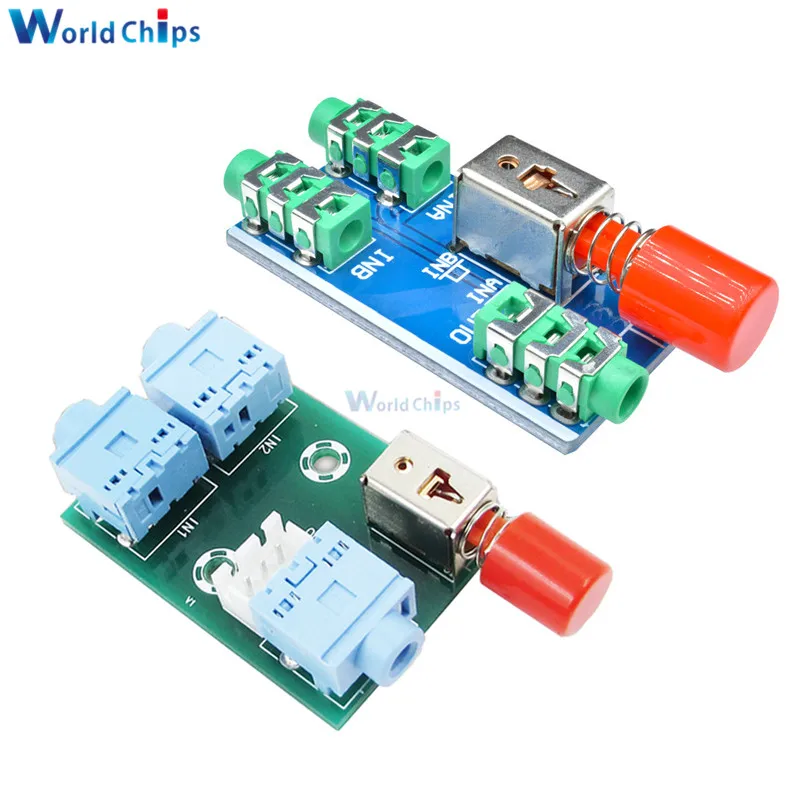 

Audio Switching Board A / B TWO Audio Input Block Optional Select Output Type Module XH-M371 3.5 Audio 2 Input and 1 Output