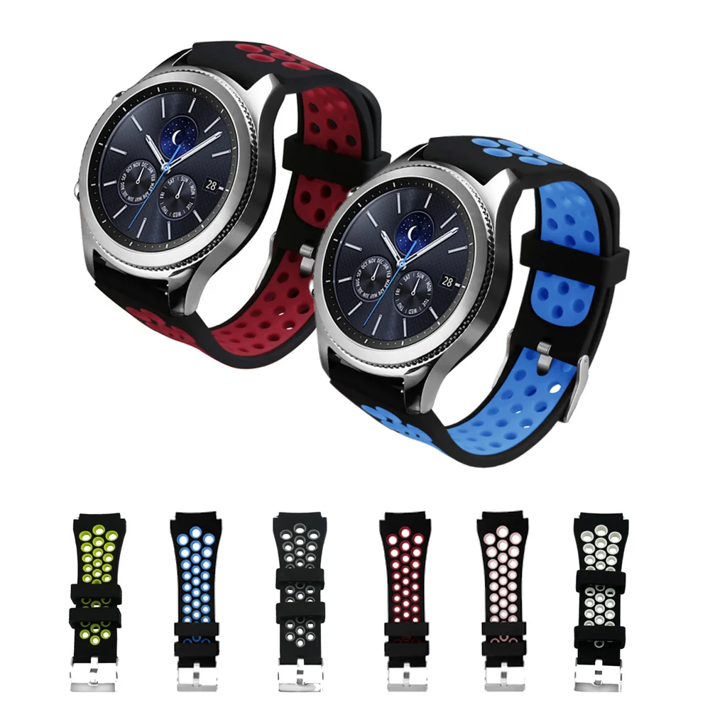 Спортивный ремешок для Samsung Gear S3 Frontier/классические Smart Watch ремешок силиконовый браслет наручный ремень SmartWatch замена Браслет