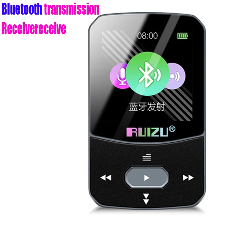 

New RUIZU X51 Sport Bluetooth4.2 MP3 Player Clip Mini Support transmission and reception FM, support connecting the phone