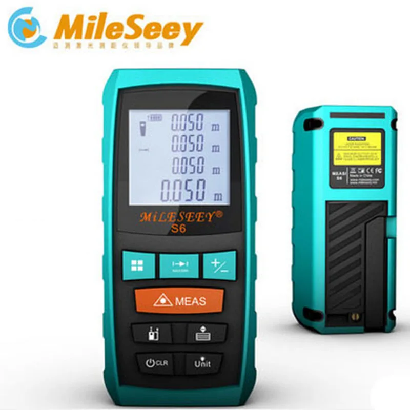 

Mileseey Laser Rangefinder S6 New Laser Distance Meter Blue Digital Range Finder Measure measurement 40M 60M 80M 100M