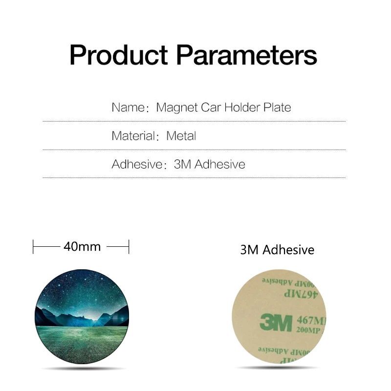 40x0,5 мм металлическая пластина диск железный лист для магнита автомобильный держатель мобильного телефона Металлическая железная пластина наклейка для магнитных автомобильные держатели для телефона