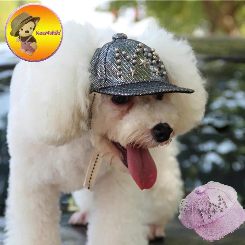 Новые поступления блестка Pet Шляпы домашних животных Cap собака Шапки кошка Уход