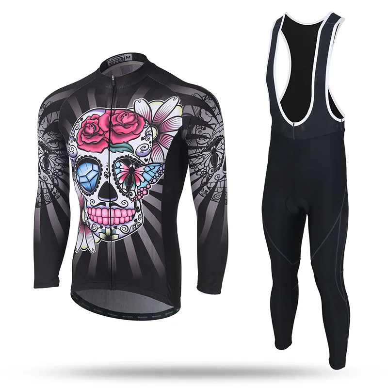 

XINTOWN Ropa Ciclismo Mujer Long Sleeve Cycling Jacket + Bib Short Winter Male Quick Dry Pro Jersey Sets Ropa Ciclismo Clothing
