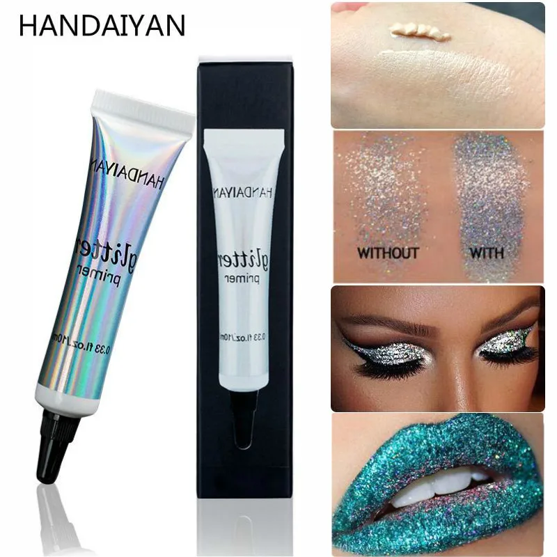 

Long Lasting Glitter Primer Glue Pre-makeup Cream For Eyeshadow Eye Makeup Base And Lip Make Up Sequins Fixed Foundation Primer