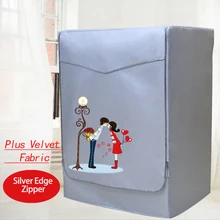 SRYSJS плюс бархатная ткань бытовая стиральная машина Чехлы для дома водонепроницаемый чистящий Органайзер солнцезащитный чехол